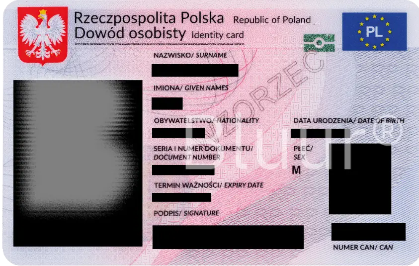 Identity card anonymization