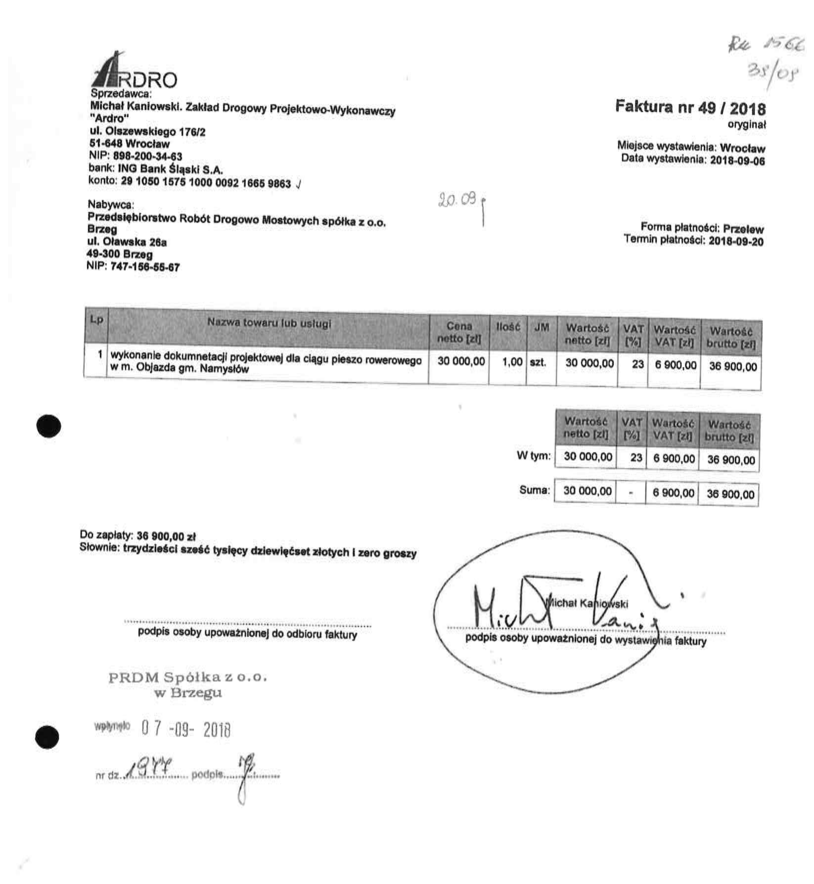 Polish invoice anonymization